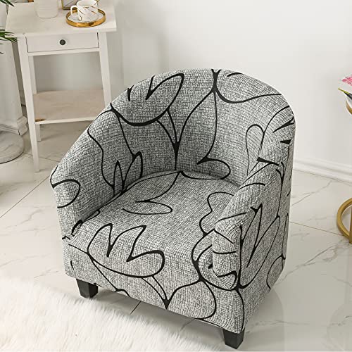 mmcrz Housse de Protection pour Fauteuil de Club - Très Extensible - Amovible et Lavable - Protection de Meubles pour Le Salon – Image 8